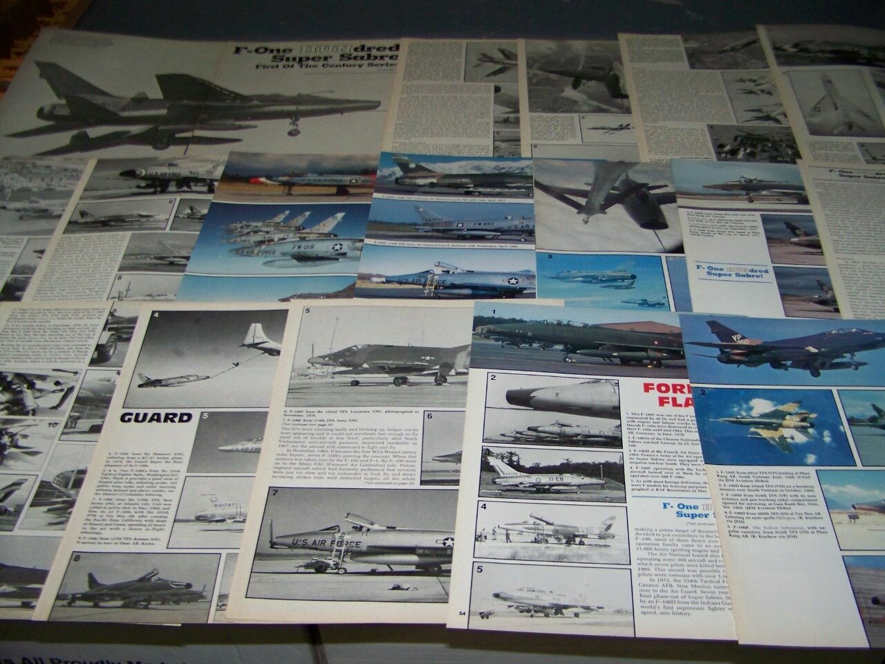 N.A. F-100 SUPER SABRE «F-ONE HUNDRED» HISTORY…HISTORY/PHOTOS/DETAILS (126AA)