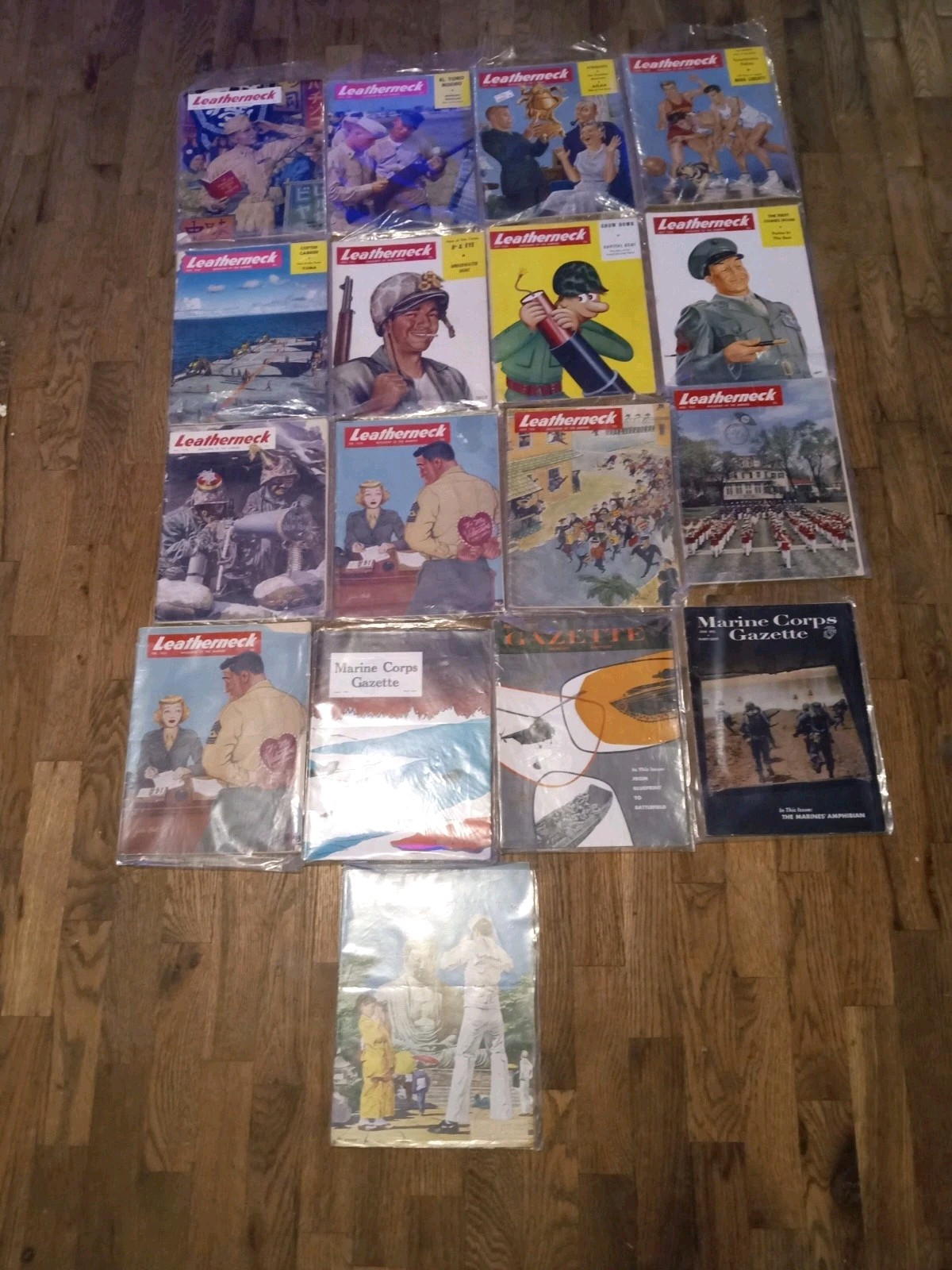 Lot Of 17 Marine Corps 1950s Magazines Leatherneck. Marine Corps Gazette