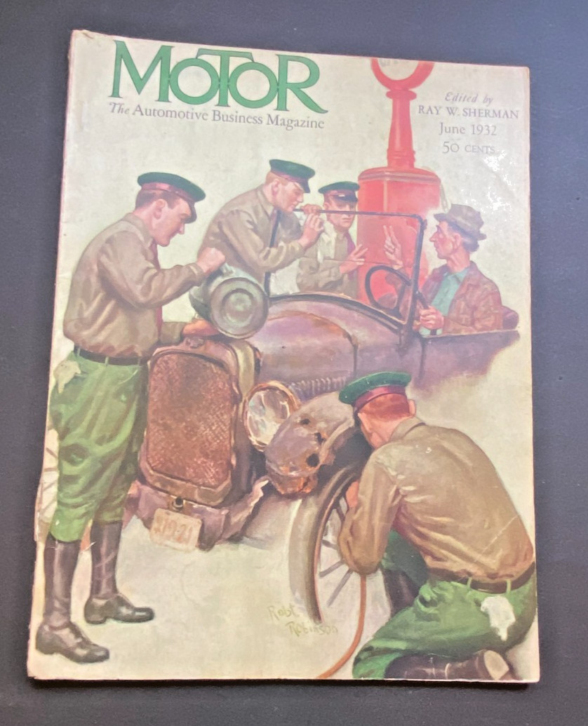 MOTOR MAGAZINE – June 1932 – Antique Auto Ads, Studebaker Whitaker Sioux Edison