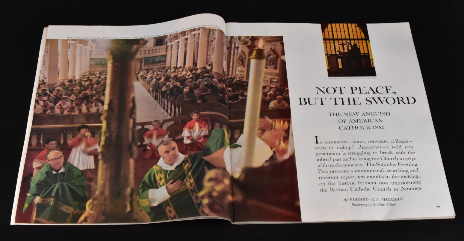 Saturday Evening Post Magazine November 28, 1964 The Catholic Church In America