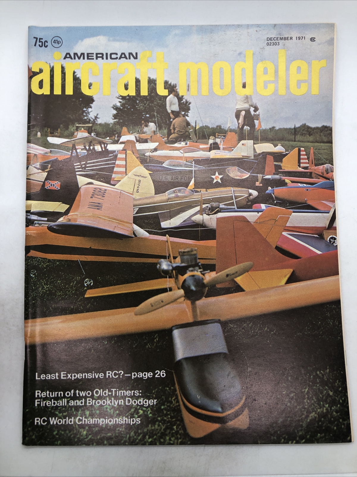 Vintage American Aircraft Modeler R/C Hobbyist Magazine Dec 1971