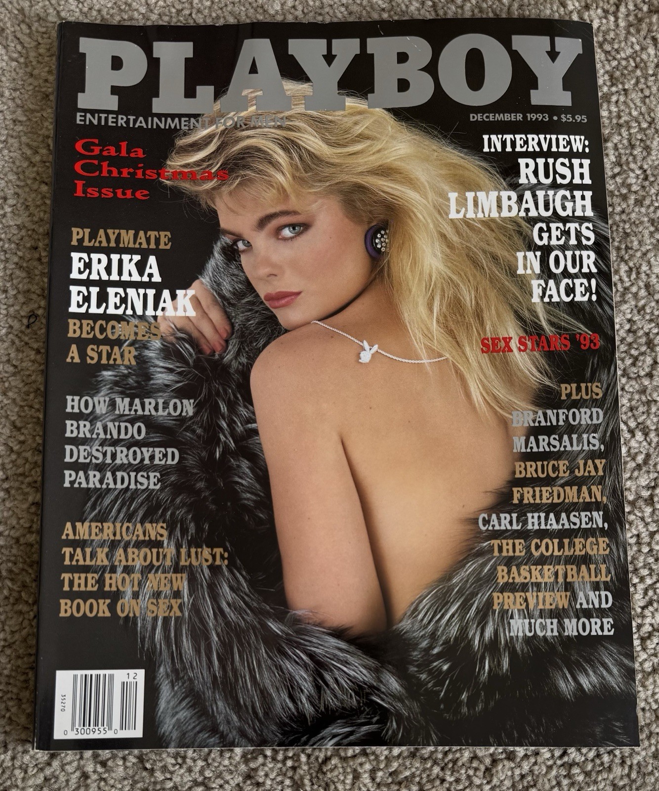 Vintage Playboy Magazine December 1993