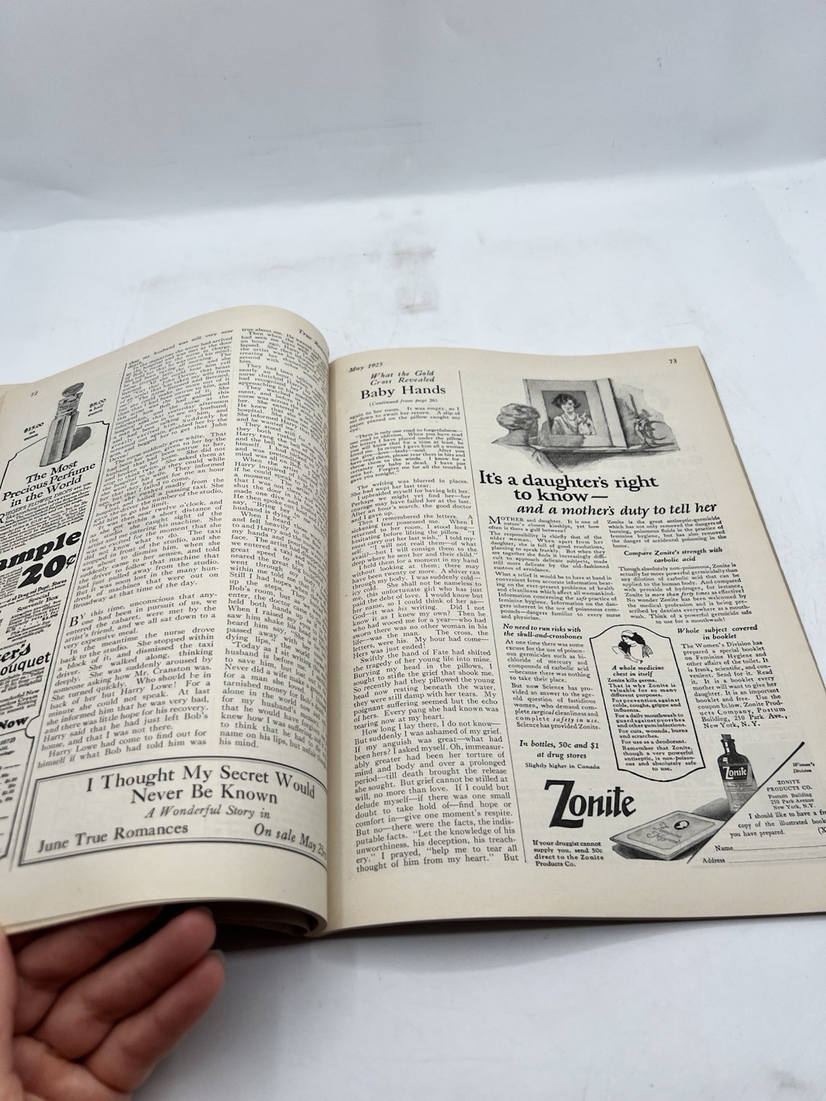 True Romances Antique Magazine May 1925 True Story Magazine Published Macfadden
