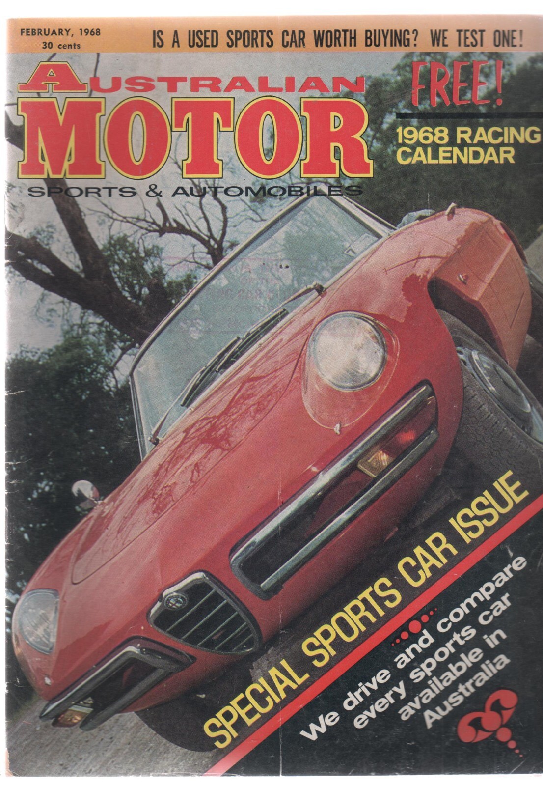 Australian Motor Sports 1968 Feb MG Honda S800 Valiant VE VIP Mercedes 250SL For