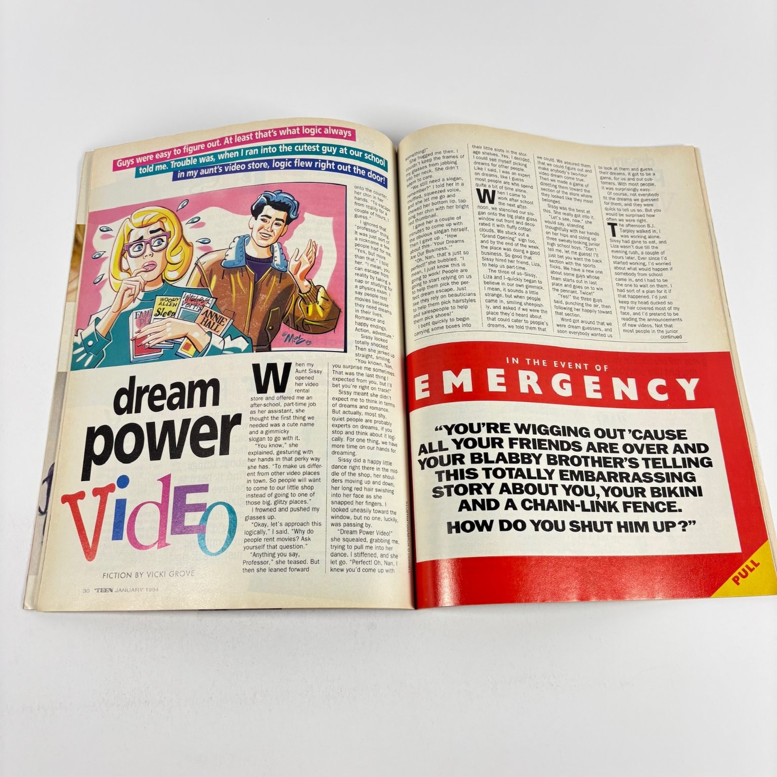 TEEN Magazine January 1994 Teen Fashion Astro-guide Sex Q&A Vintage