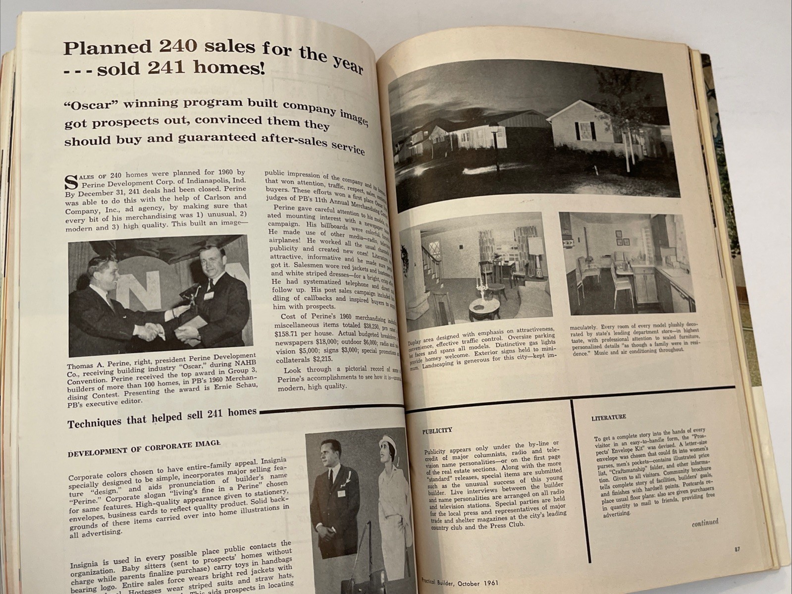 Lot 3 Mid Century Home Design Magazines 1940s-1960s American Home Builder Decor