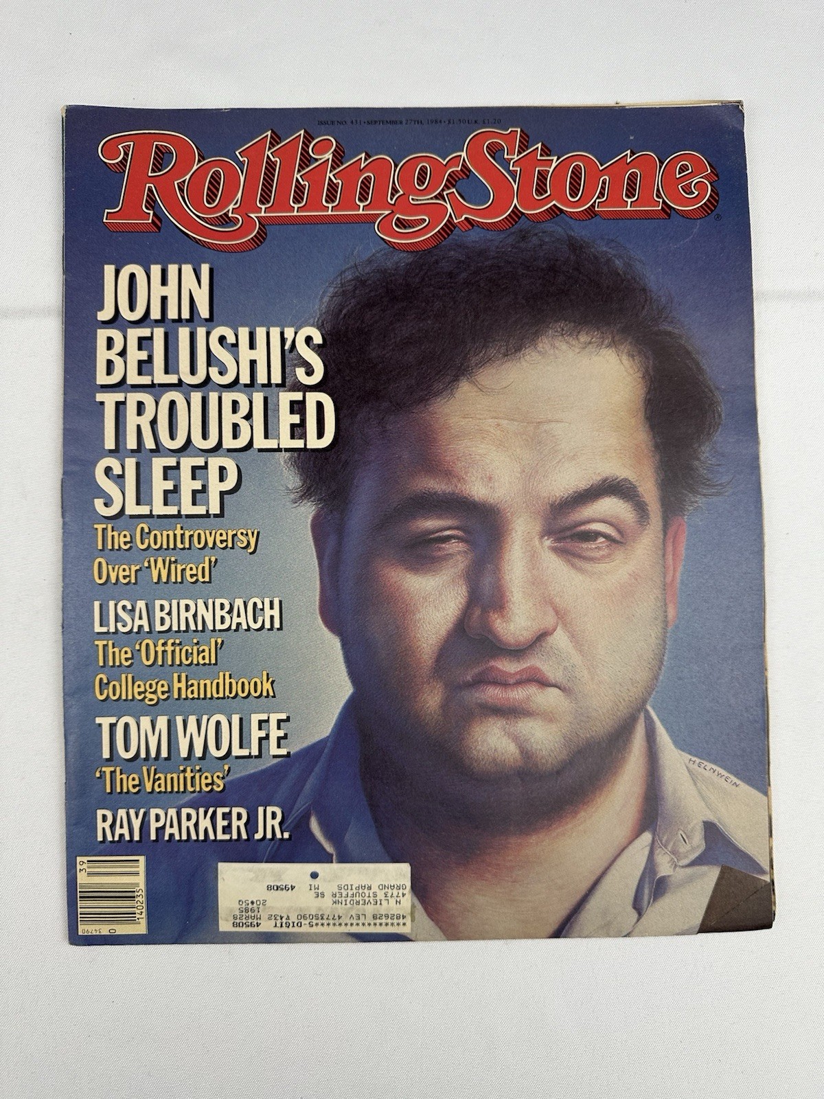 Rolling Stone – Issue No. 431 September 27, 1984 John Belushi Magazine