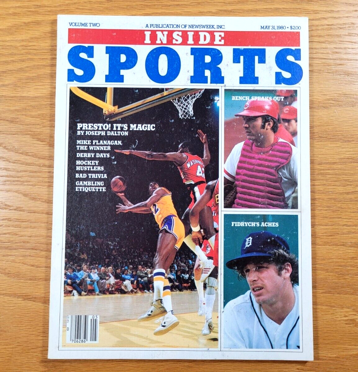 INSIDE SPORTS Magazine Vintage Issue from May 31, 1980