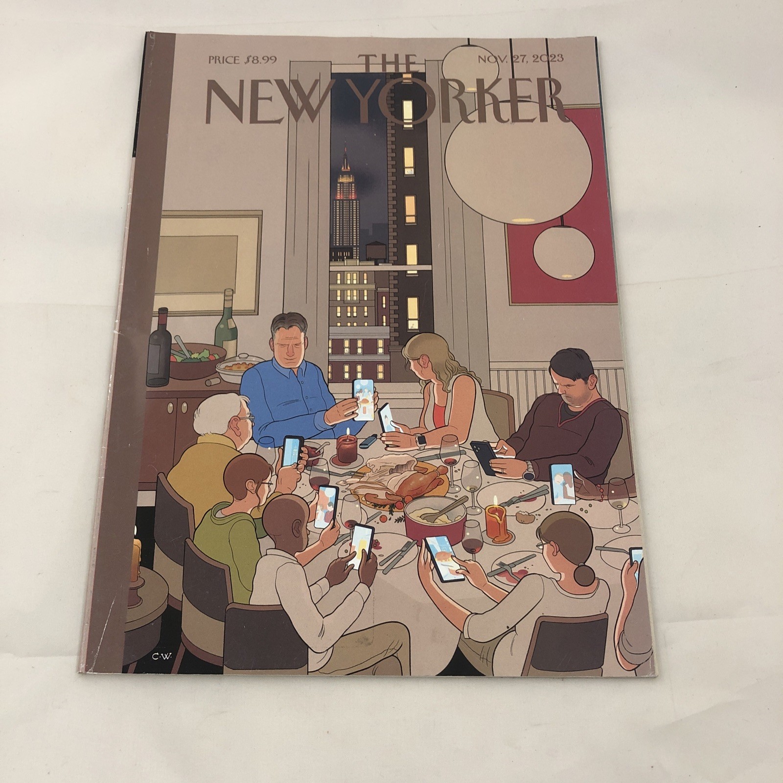 The New Yorker Magazine Joyce Carol Oates November 27, 2023 Chris Ware New