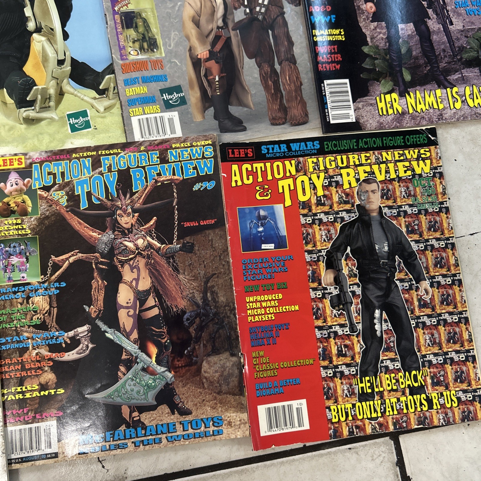 Lee’s Toy Review Magazine Lot 60 62 70 75TH ISSUE 85 87 94 96 97 105 & 118