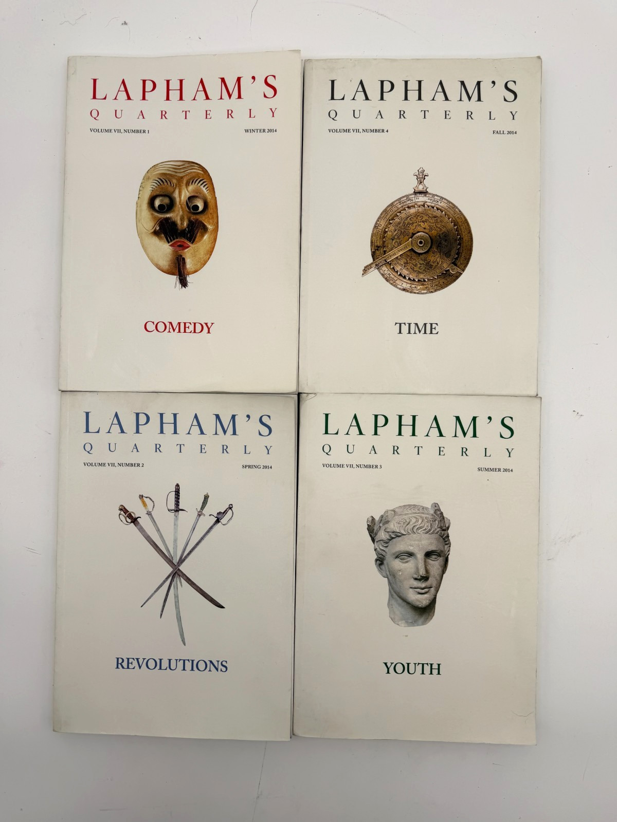Lapham’s Quarterly 2014 Complete Set of 4