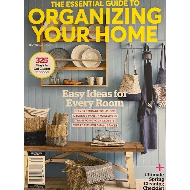 ORGANIZING YOUR HOME essential guide EASY IDEAS FOR EVERY ROOM storage 325 WAYS
