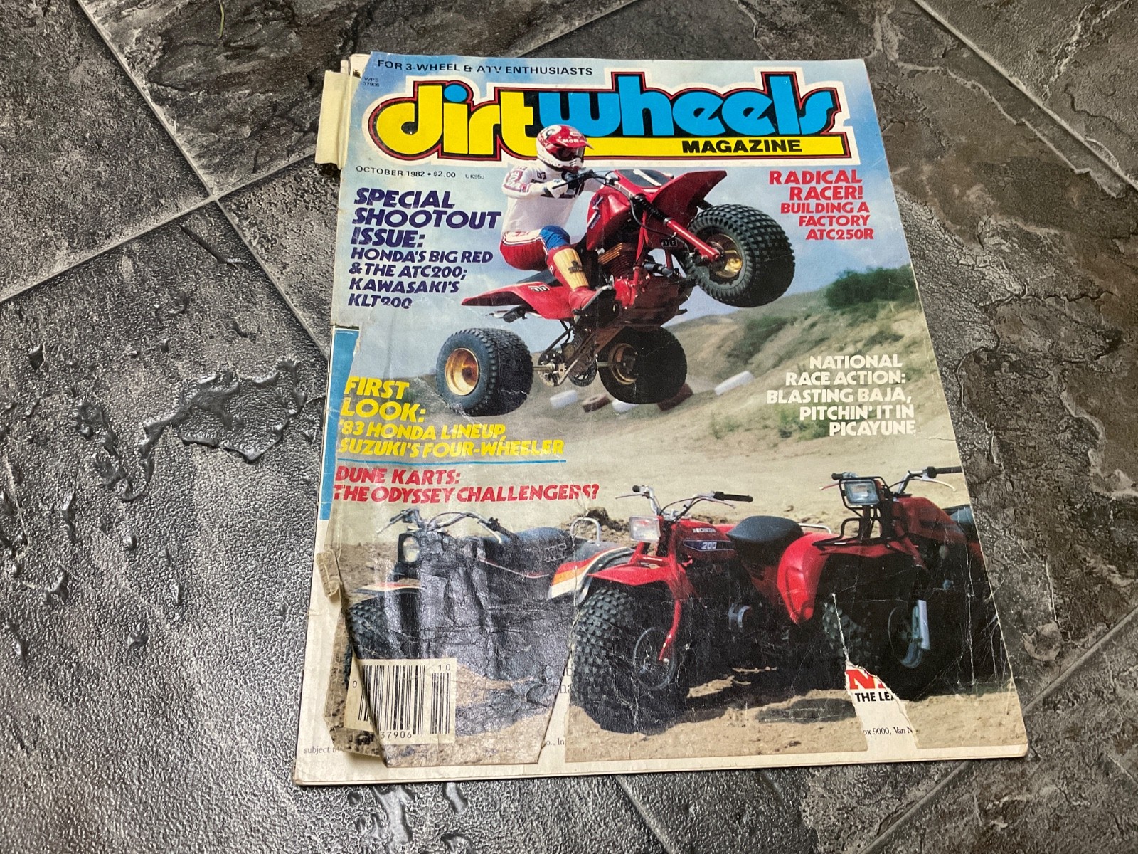 DIRT WHEELS Magazine OCTOBER 1982 ATC 250R THREE WHEELER SHOOTOUT