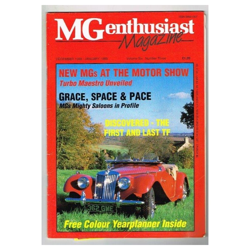 MG Enthusiast Magazine December 1988-January 1989 mbox3640/i Vol.6 N.3 Discover