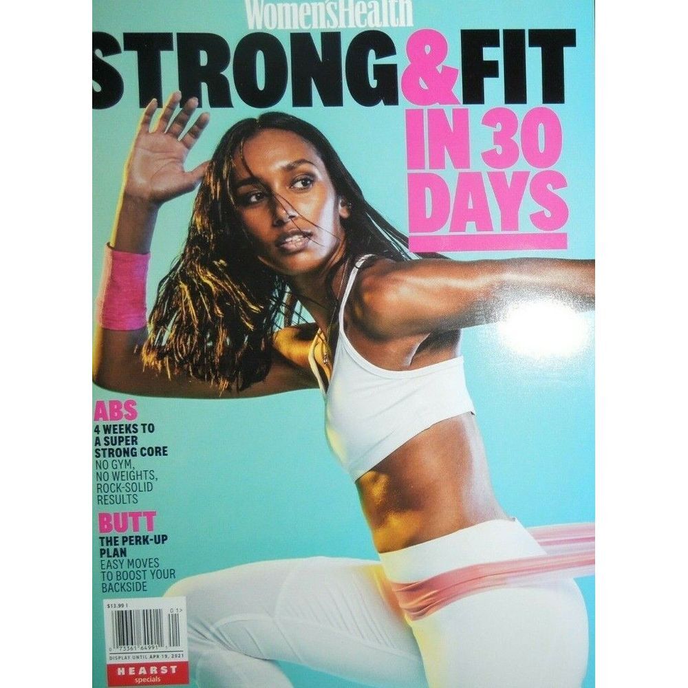STRONG & FIT IN 30 DAYS women’s health STRONG CORE butt perk-up plan NO GYM