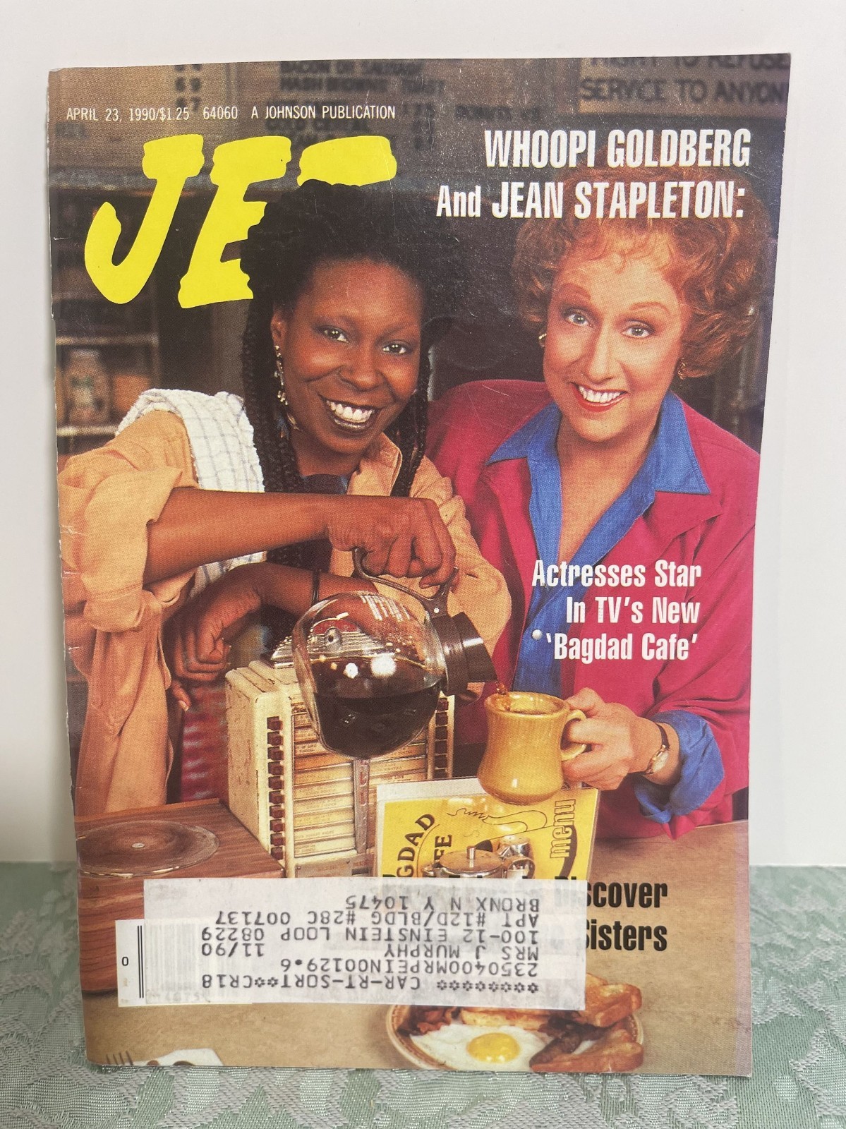 Vintage JET Magazine Lot of 8 1980s–90s Mandela Little Richard Whoopi Lisa Bonet