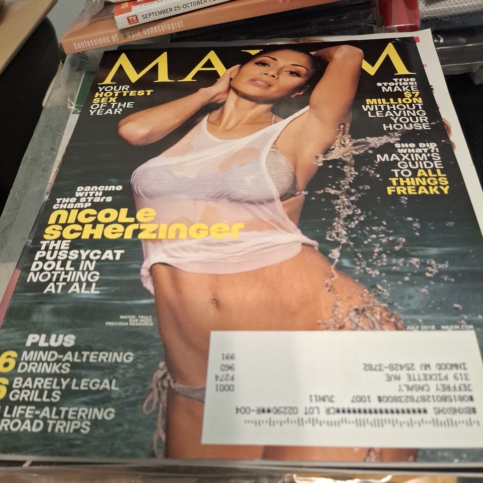 Maxim Magazine July 2010 (1411) Nicole Scherzinger Madison Riley Lamborghini