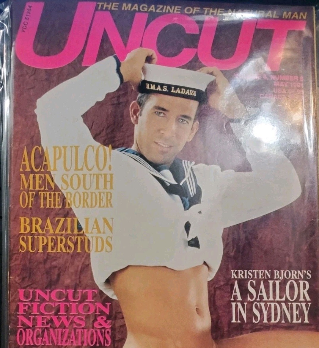 Vintage UNCUT Magazine – May 1991 (Vol. 2, No. 5) Vintage Gay Interest