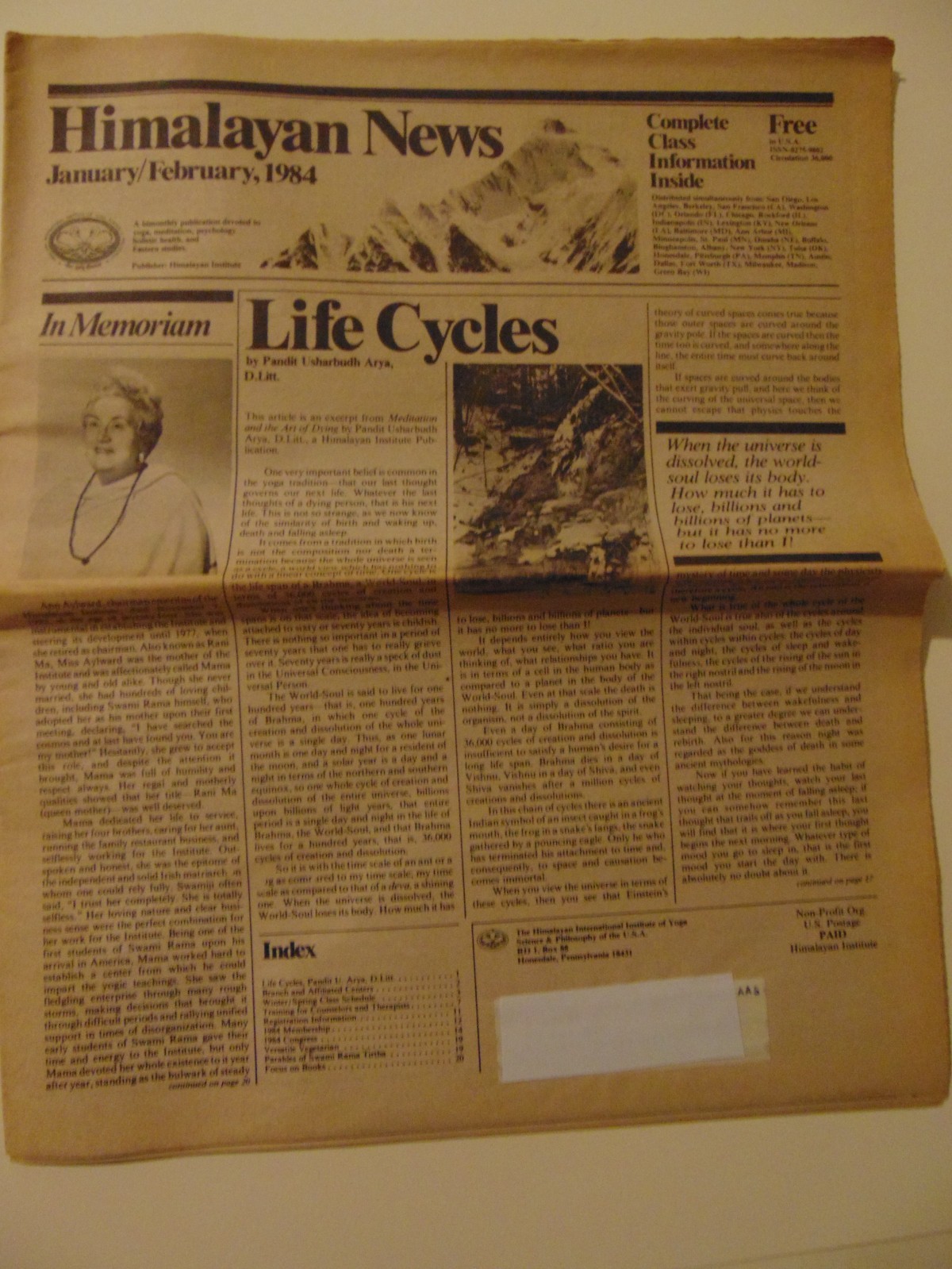 Himalayan News January/February 1984