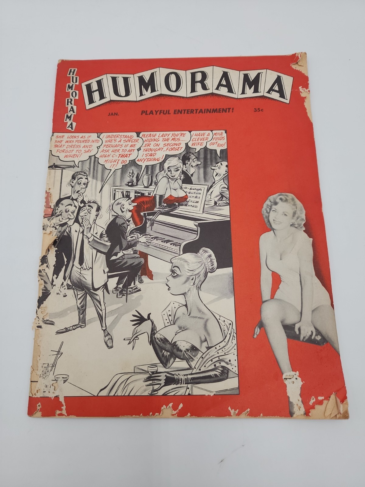 Humorama Bettie Page, Tempest Storm, 1957 1958 50s Bill Ward Magazine