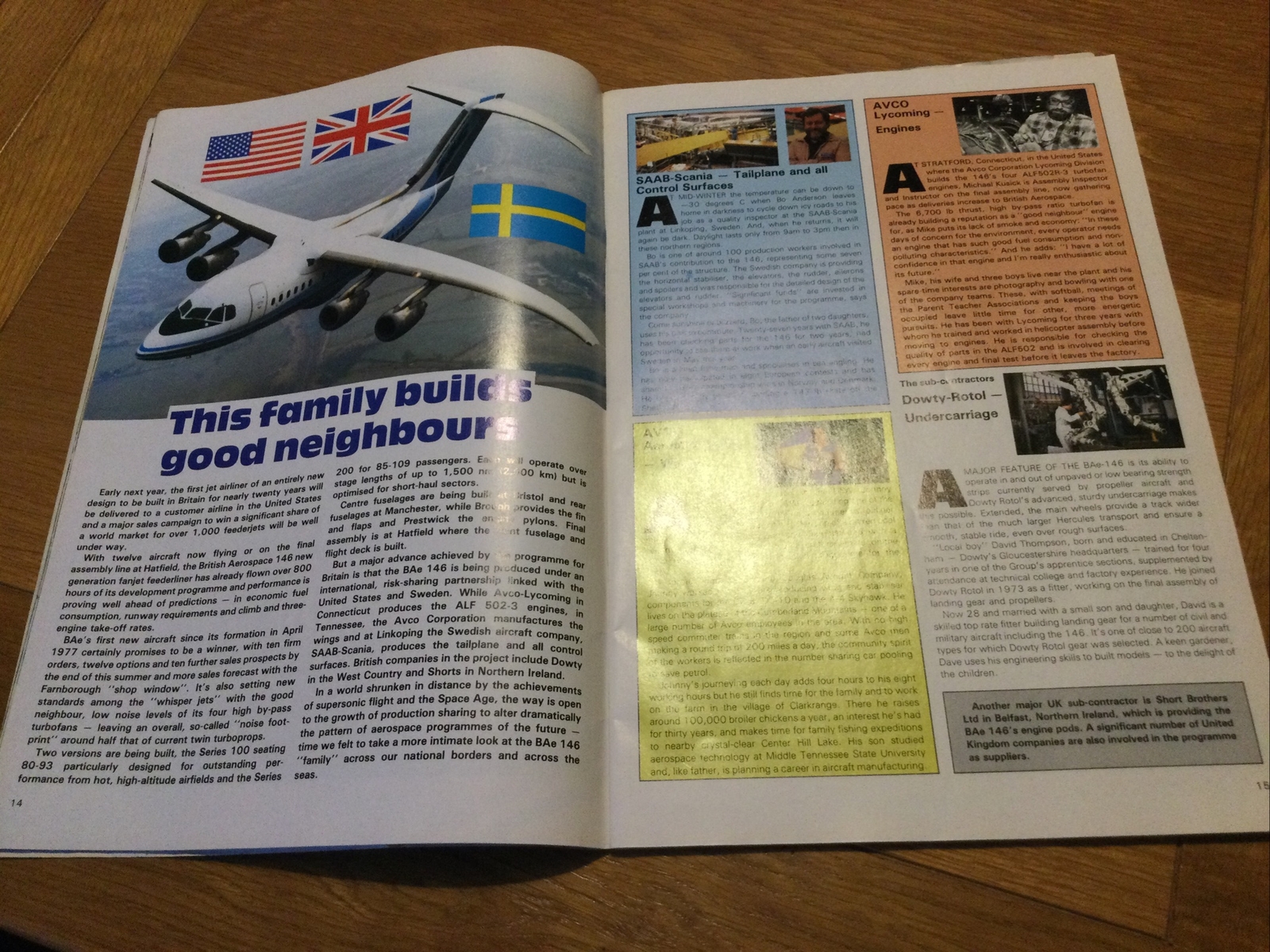 VINTAGE FARNBOROUGH 82 INTERNATIONAL SBAC FLYING ~ OFFICIAL SHOW PROGRAMME £1