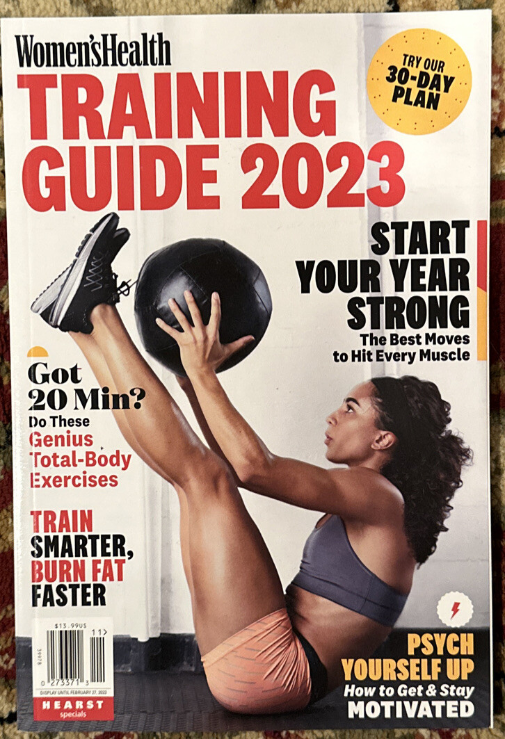 Womens HEALTH TRAINING GUIDE Magazine 2023 Try Our 30 Day Plan