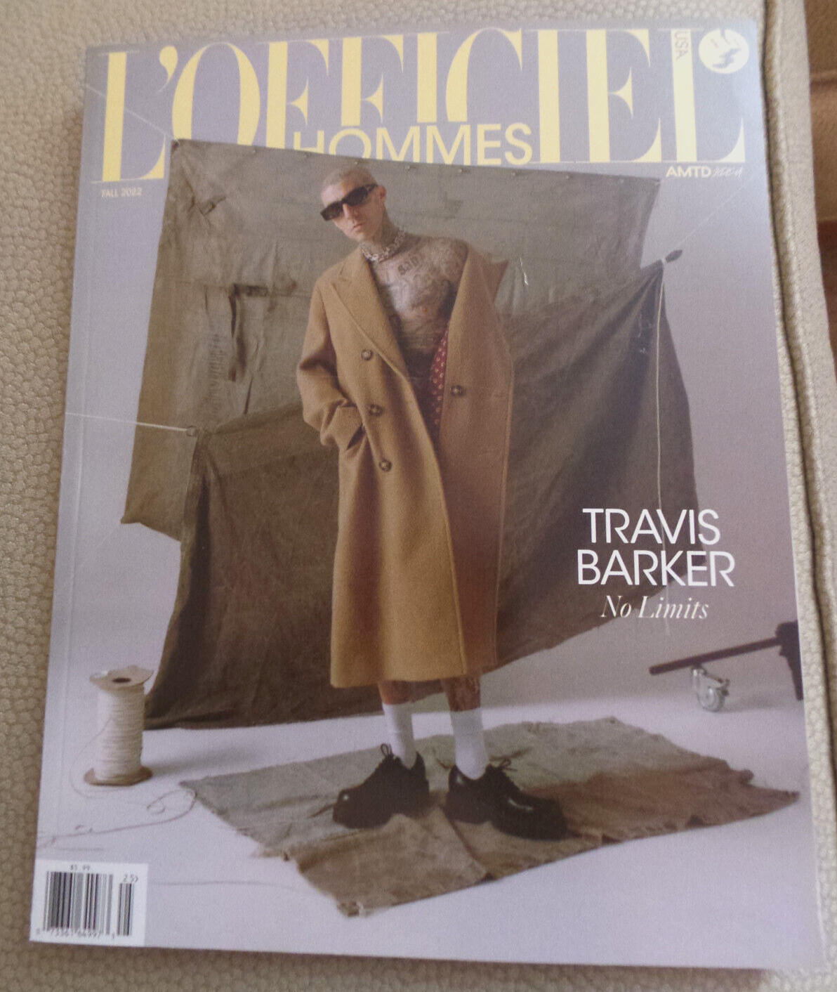 L’ Officiel Hommes USA Travis Barker; Rege Jean Page; David Dawson Fall 2022 NF