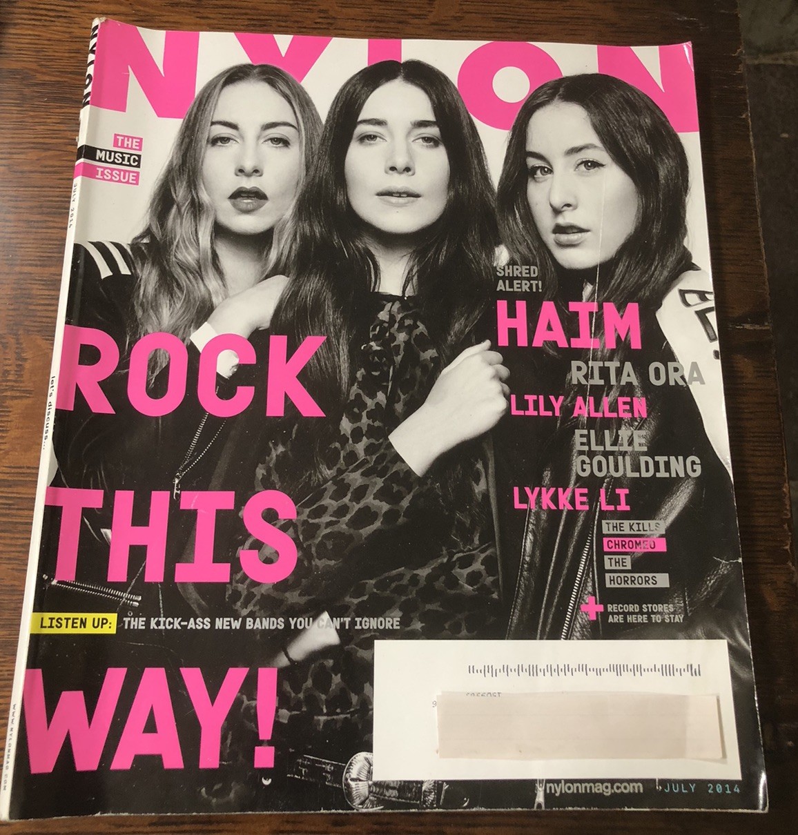 July 2014 NYLON MAGAZINE – Cover: Haim Sisters
