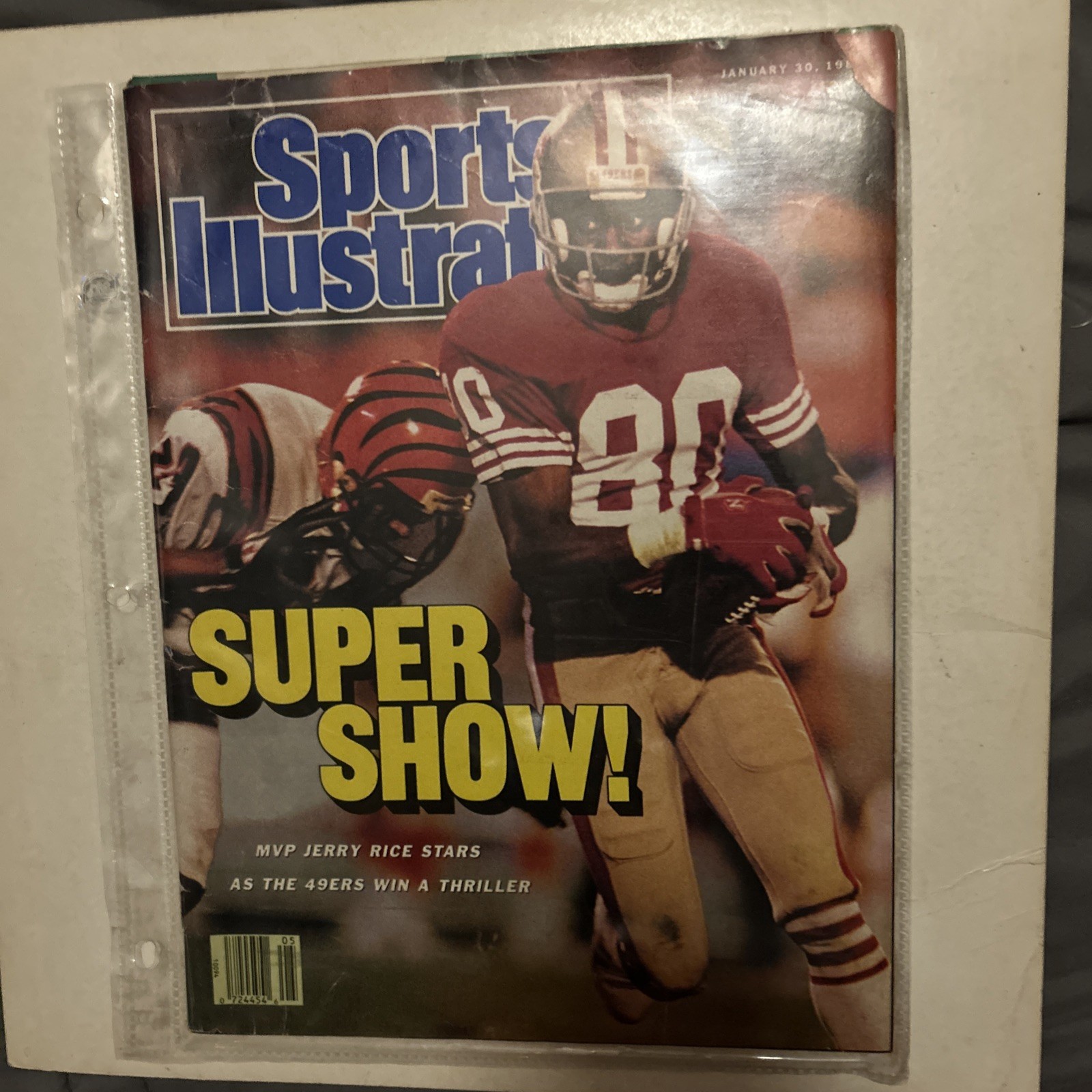 Sports Illustrated Magazine / January 30 1989 / Jerry Rice MVP / Super Show