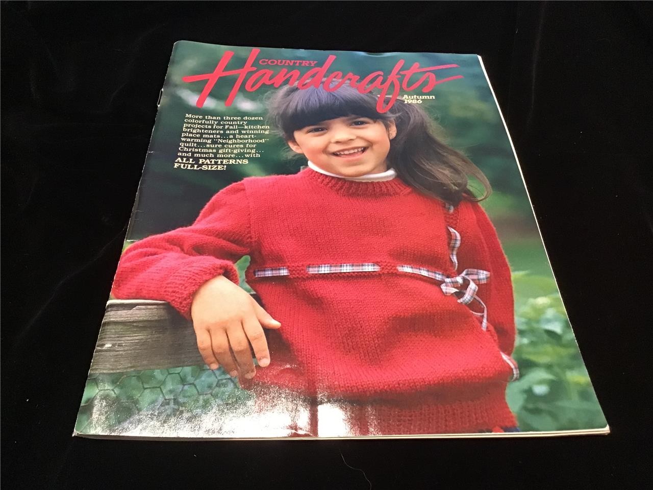 Country Handcrafts Magazine Autumn 1986 12+ Country Projects for Fall Incomplete