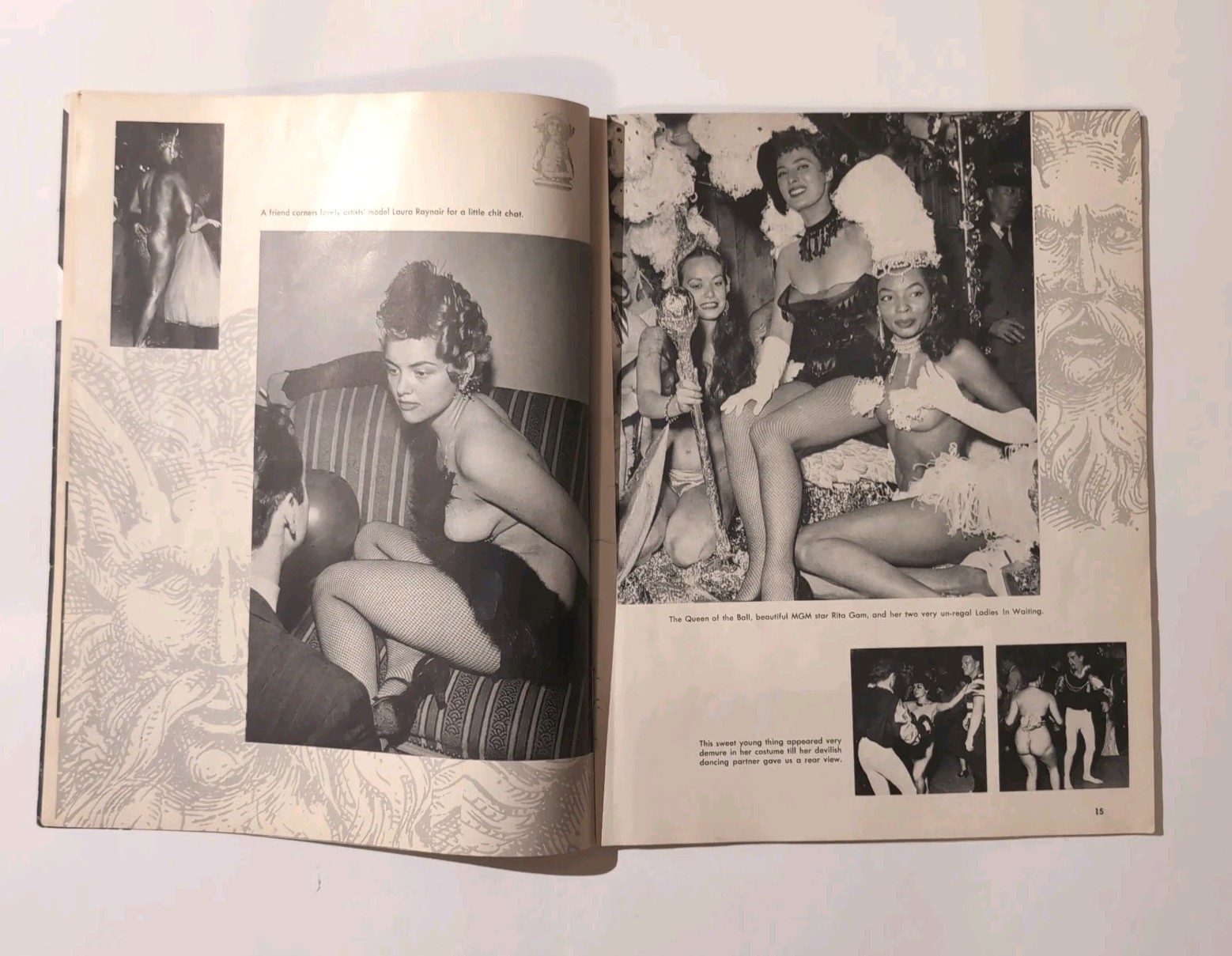 Playboy Magazine January 1954. Bonus centerfold! 8 extra pages of photos! Unique