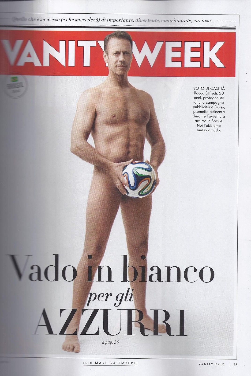 Vanity Fair Italian Magazine Andrea Pirlo Monica Lewinsky Rocco Siffredi 2014