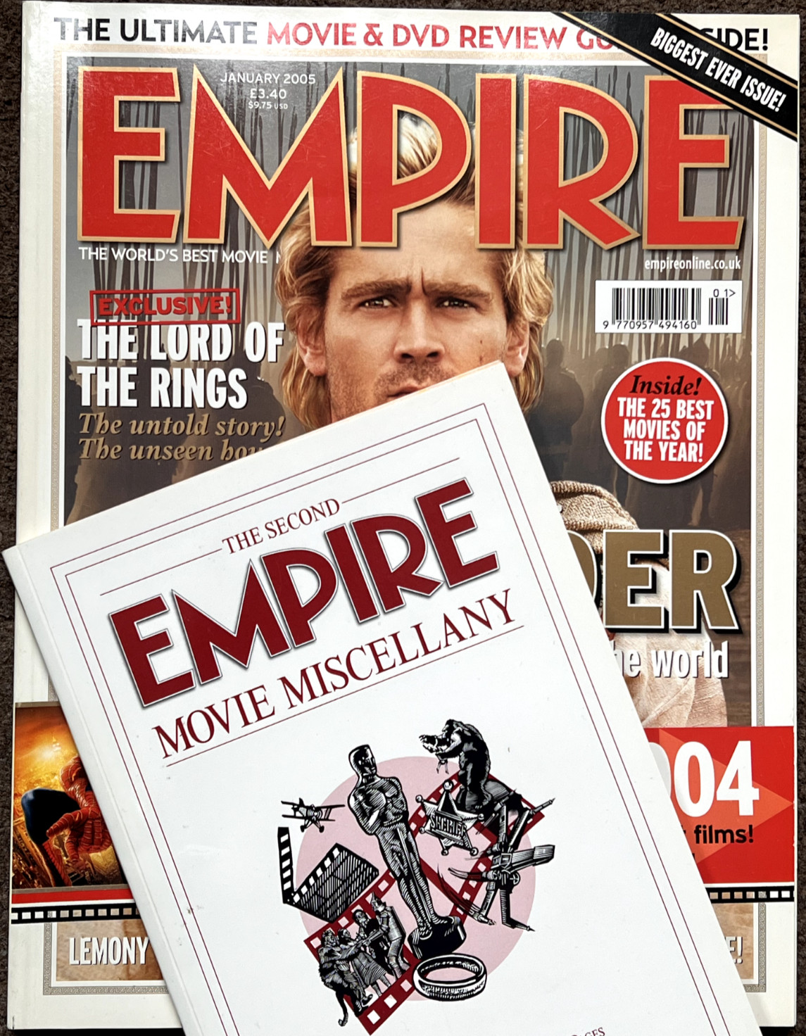 Empire Magazine 2005 Issues #187~#198-Ocean’s 12, Batman, King Kong + Extras