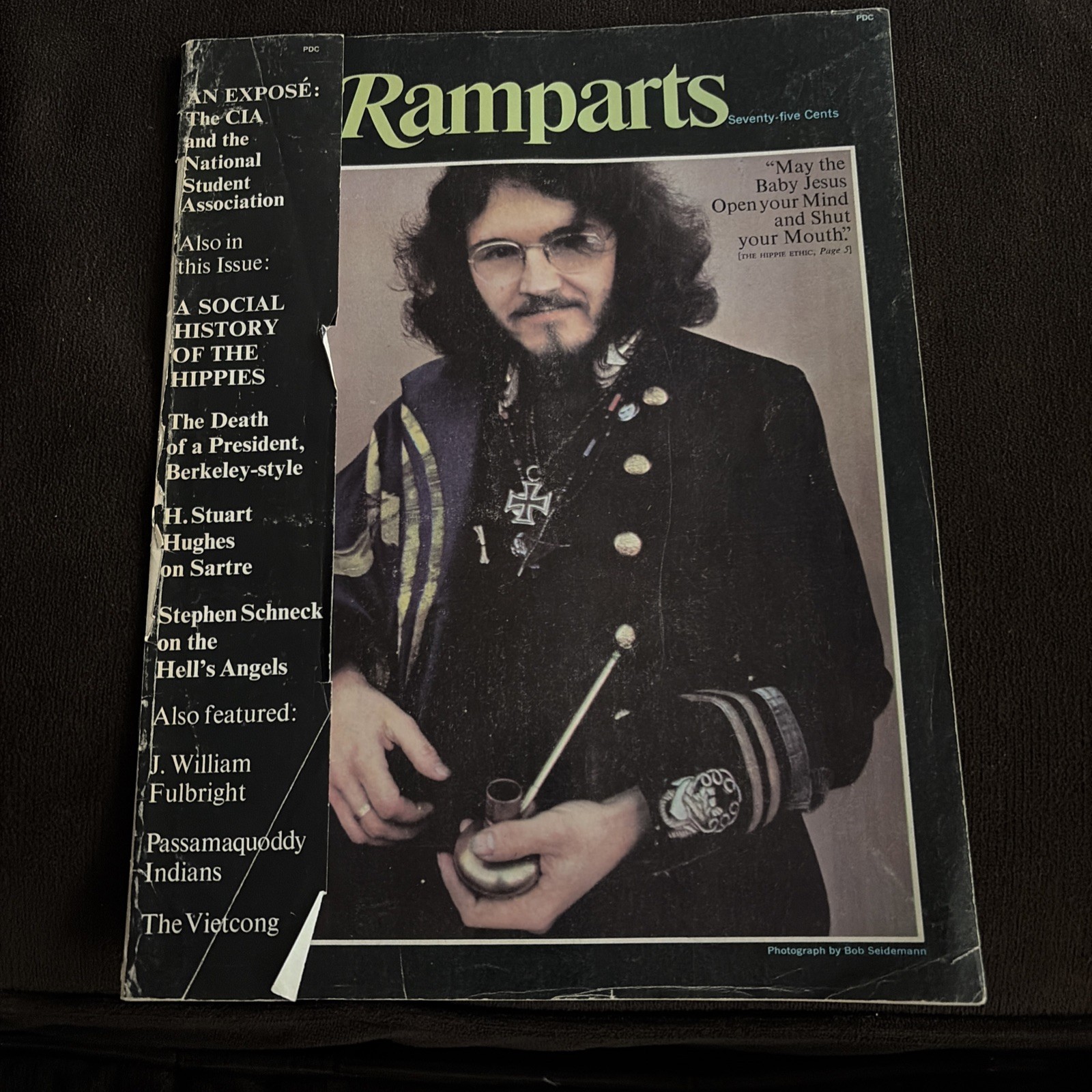 RAMPARTS Magazine March 1967 Vol 5 No. 9 CIA National Student EXPOSE Vtg