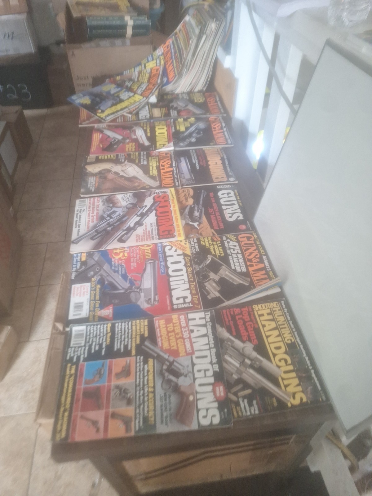 Lot of 50 ! Guns & Ammo ,handguns,guns,shooting and more Magazines NICE!