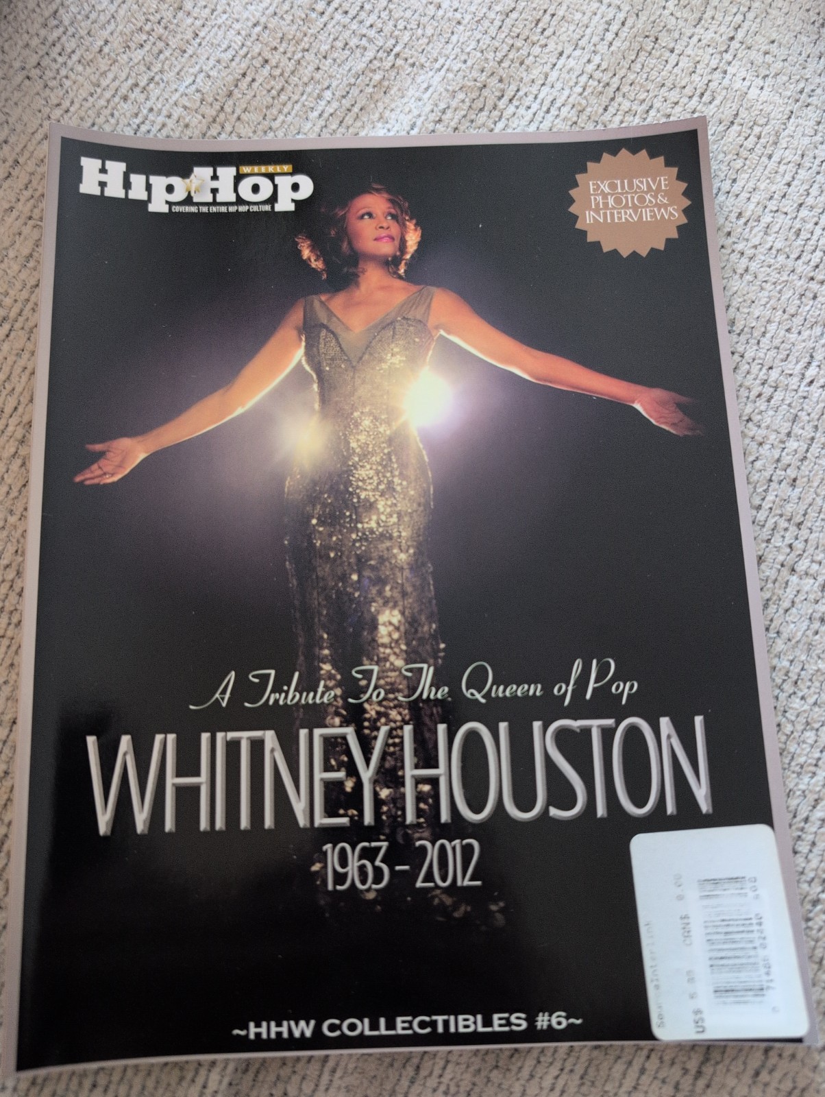 Whitney Houston Tribute Magazine-Hip Hop Weekly