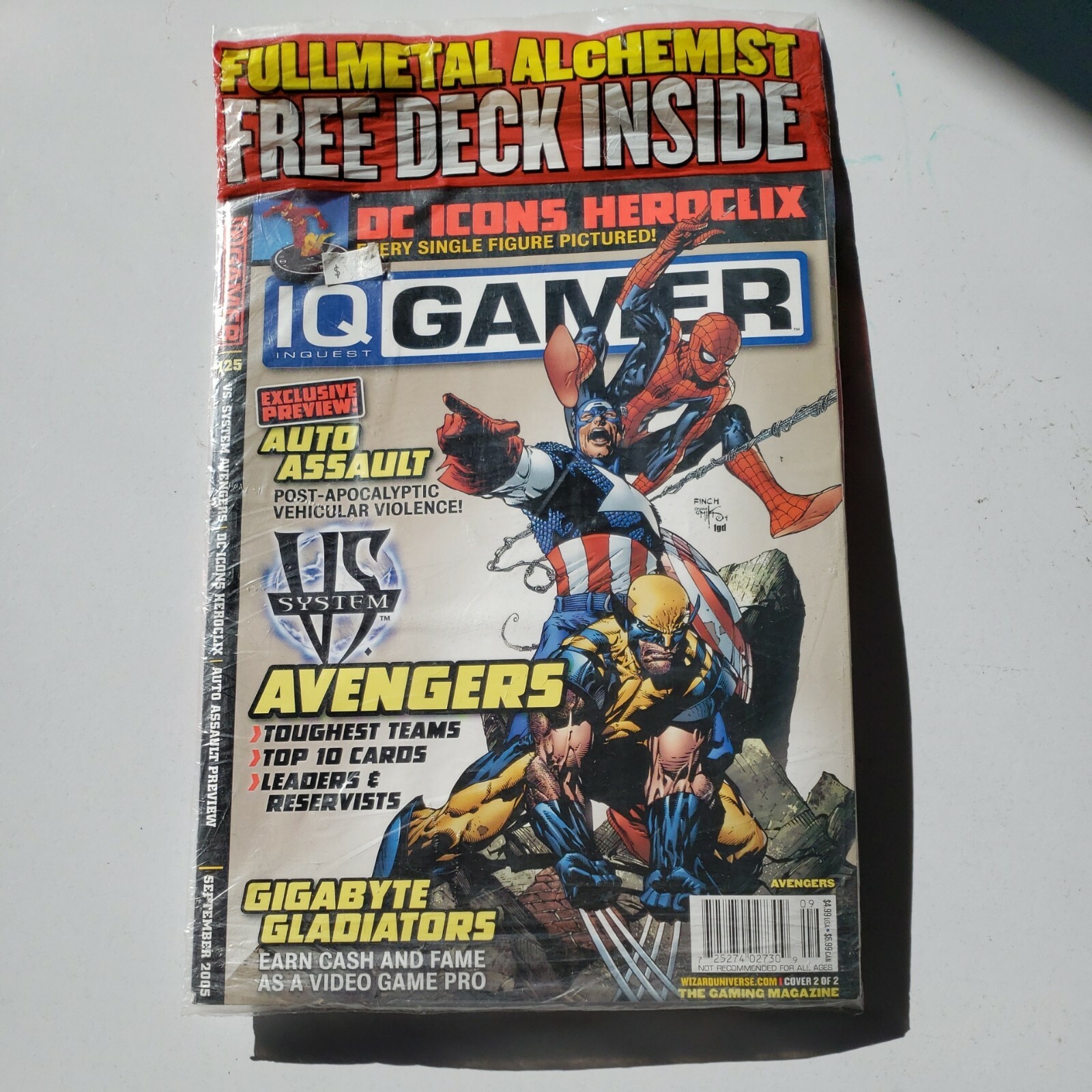 INQUEST IQ GAMER MAGAZINE #125 NEW SEALED, w/ PROMOS MTG HEROCLIX