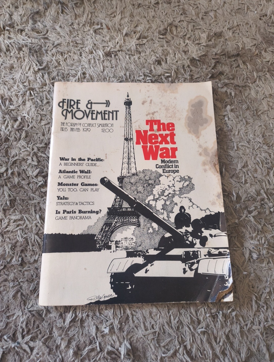 Fire & Movement. Number 15. The Next War. Modern Conflict in Europe. 1979.