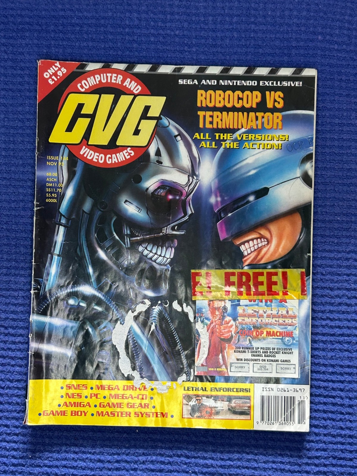 CVG Computer and Video Games Issue #144 (UK Import Magazine robocop terminator