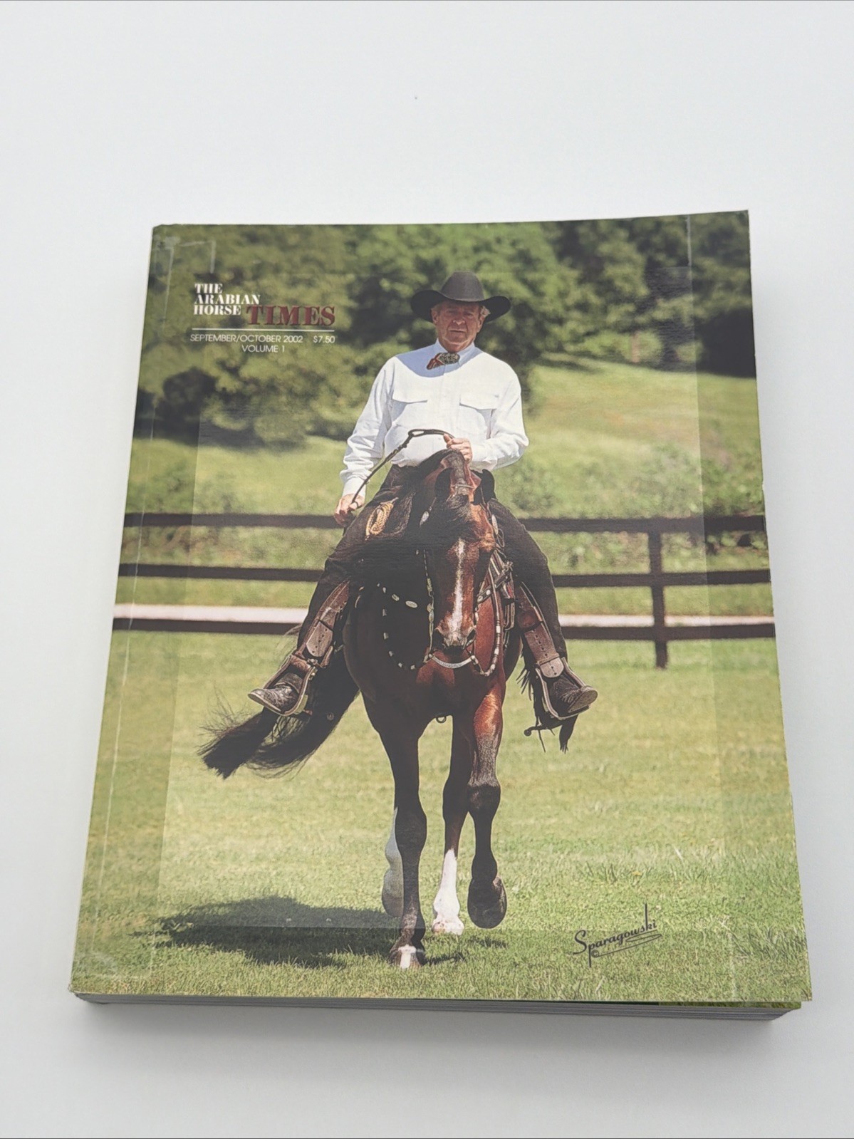 The Arabian Horse Times Magazine Sept-Oct 2002 Volume I / Shampaine Cover