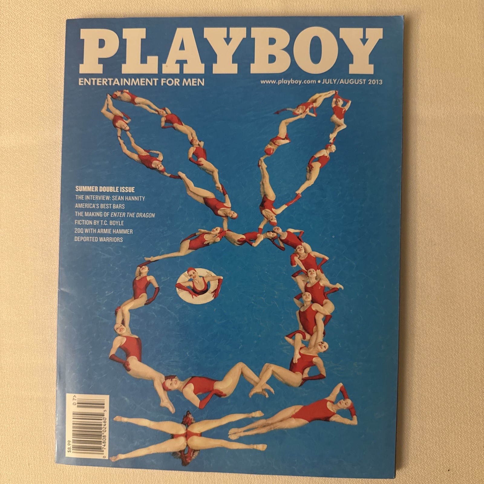 Playboy Magazine July/August 2013 Summer Double Issue W/Centerfold