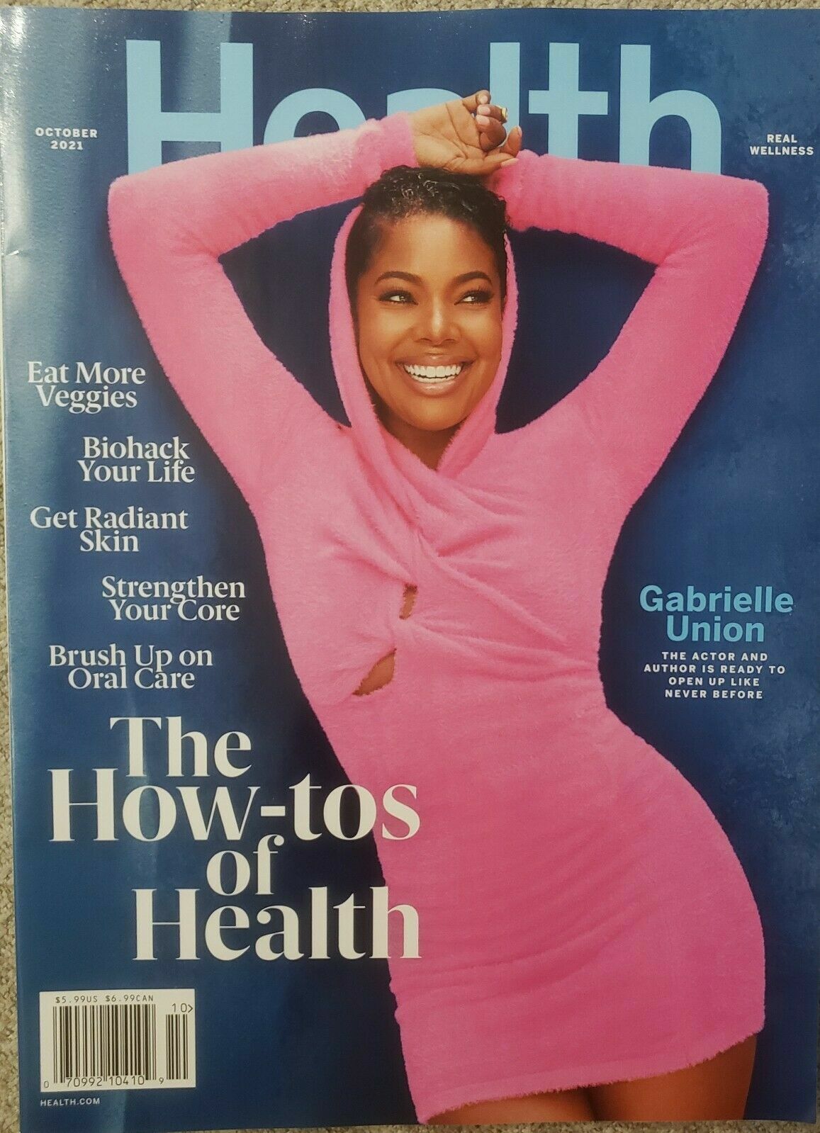 GABRIELLE UNION- HEALTH MAGAZINE – OCTOBER 2021 BRAND NEW