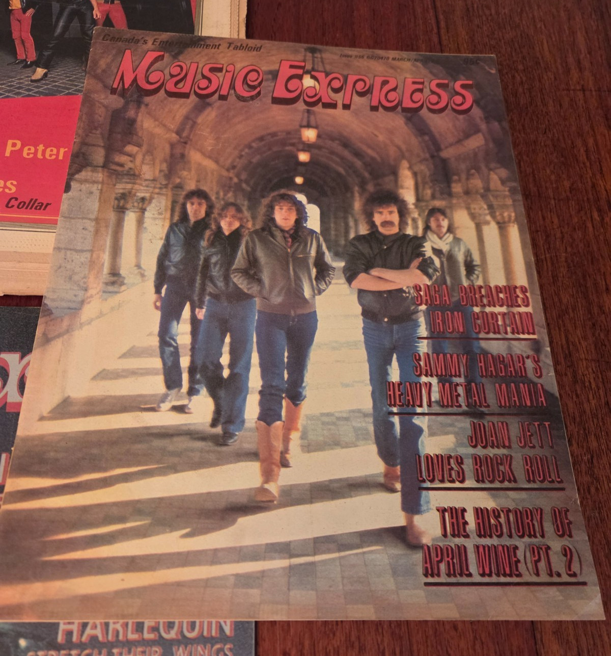 MUSIC EXPRESS 1980’s, 11 Issues, Iron Maiden, Genesis, Styx, Stones, April Wine+