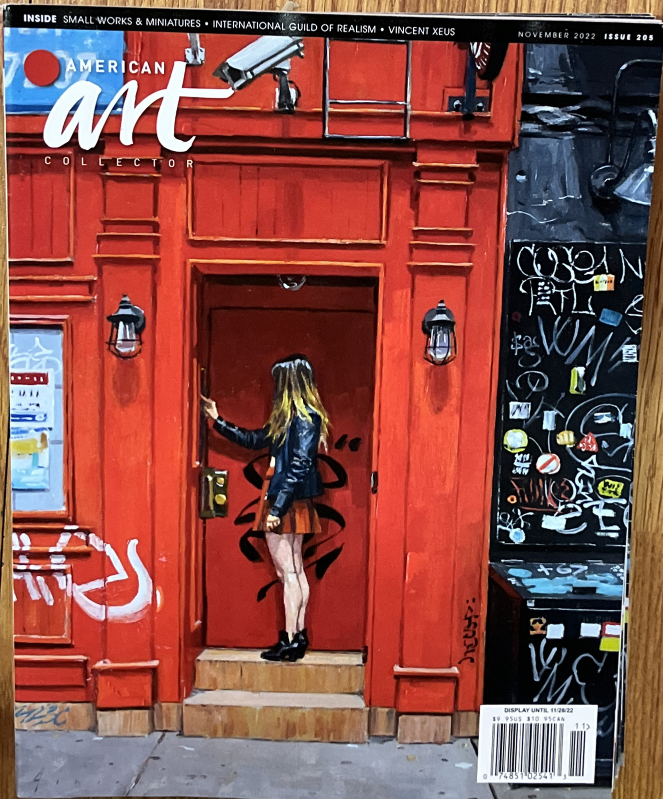 American Art Collector Magazine ￼November 2022 Issue 205 Vincent Xeus ￼￼
