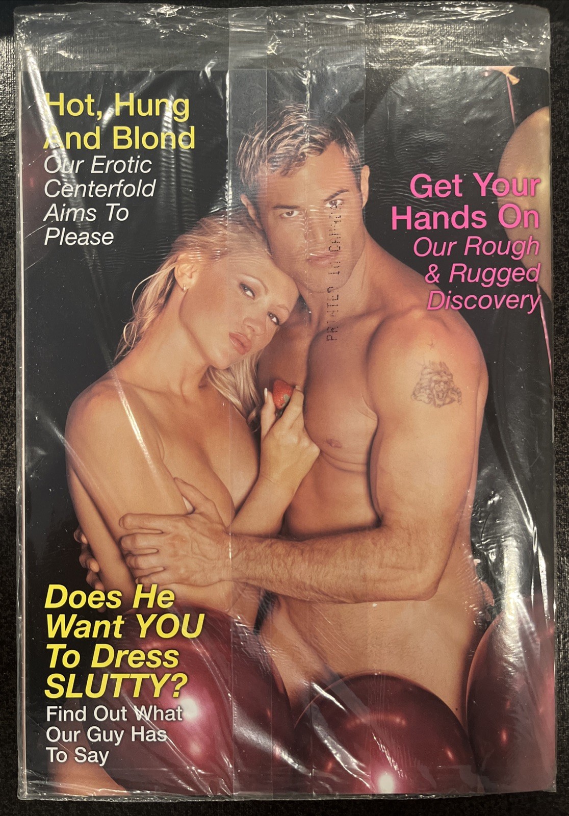 Playgirl, Jan 2002. Men of Year Centerfolds Calendar. New Factory Sealed Bag