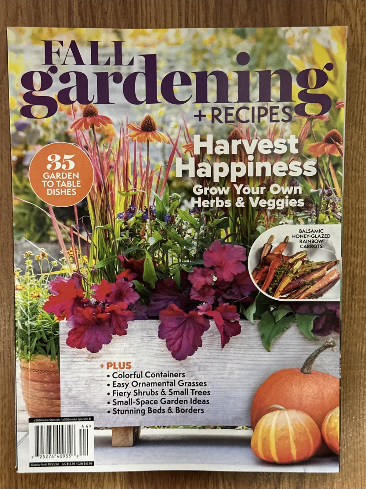 Fall Gardening & Recipes- a360media Specials Magazine Harvest Happiness