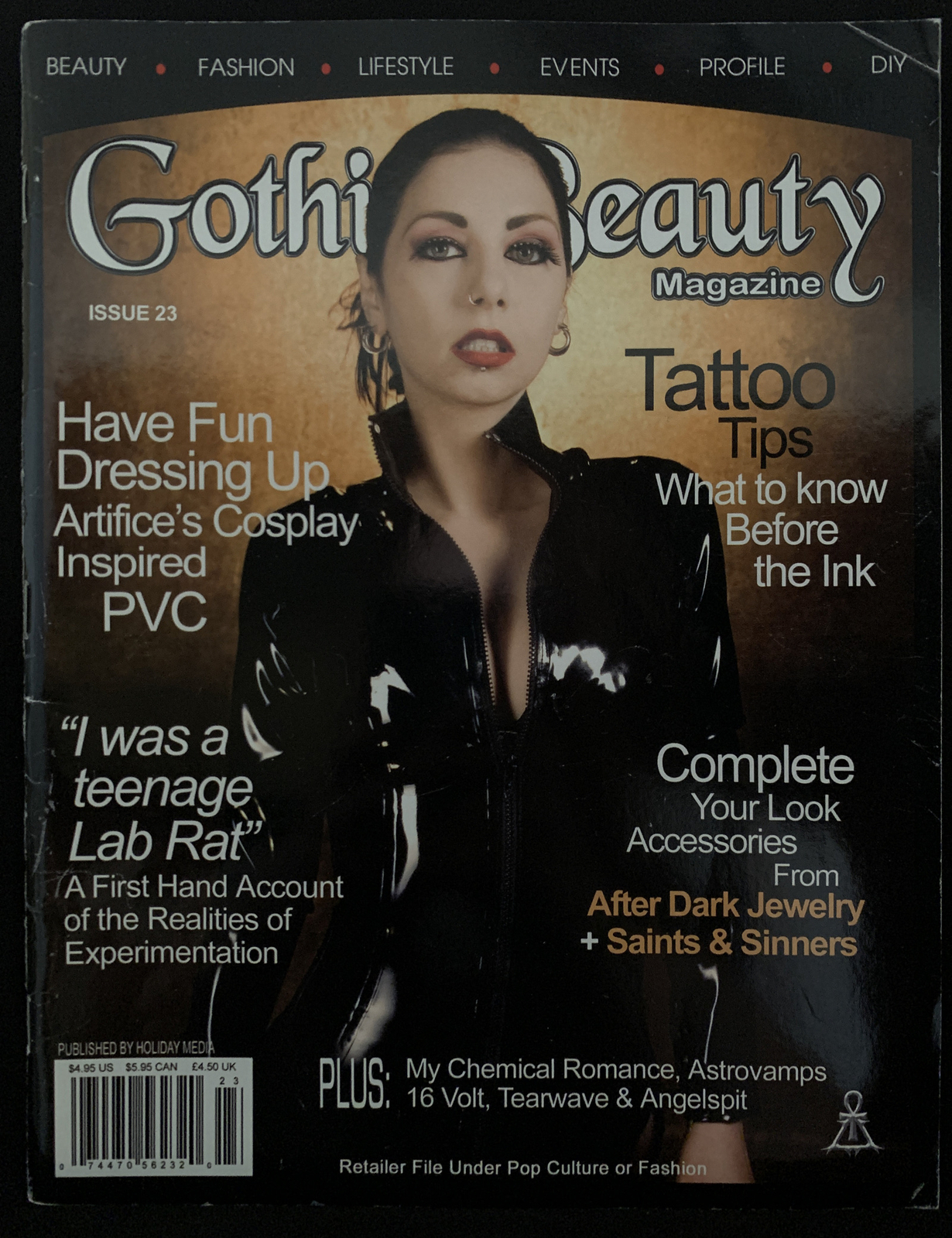 Gothic Beauty Fashion Lifestyle Events Profile DIY Magazine Issue 23
