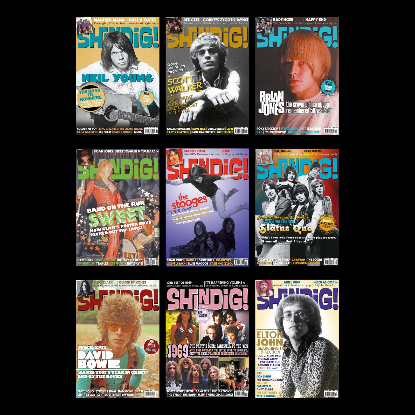 Shindig Magazine 146 Issues & Specials Archive on USB Flash Drive + bonus