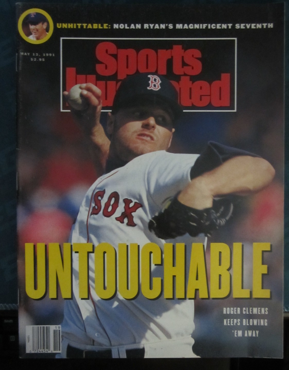 Sports Illustrated May 1991 Roger Clemens Red Sox Untouchable No Label Newsstand