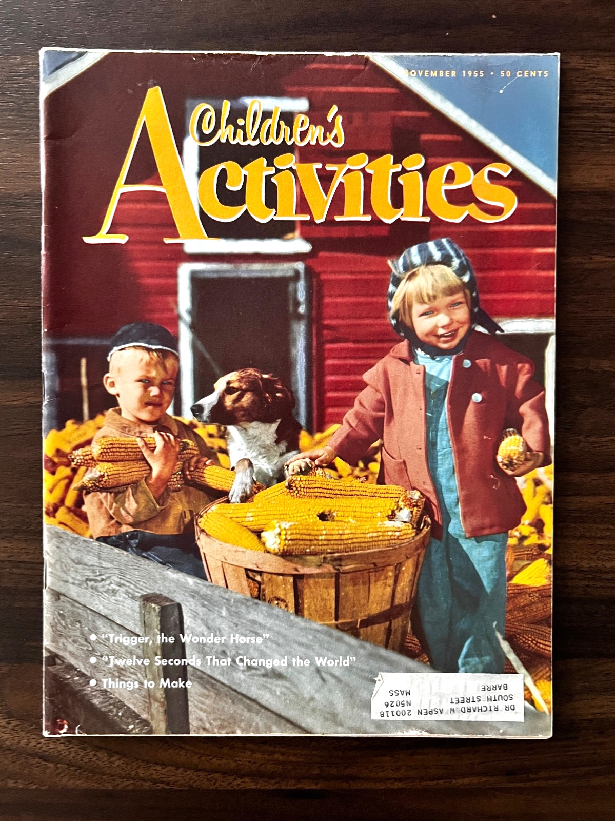 1955 November Vintage Children’s Activities Magazine